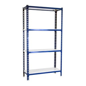 Simonrack Schwerlastregal SIMONCLICK PLUS 4/500 8435104960776 blau, weiß 100,0 x 50,0 x 150,0 cm