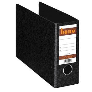 bene Spezial Ordner schwarz marmoriert Karton 7,5 cm DIN A5 quer bene Spezial Ordner schwarz marmoriert Karton 7,5 cm DIN A5 quer