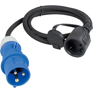 as-Schwabe Camping Französischer Standard Adapterleitung schwarz