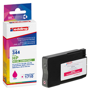 edding EDD-344 magenta Druckerpatrone kompatibel zu HP 951XL (CN047AE)