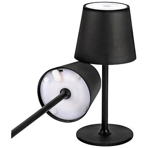 Idena LED Akku-Tischleuchte schwarz