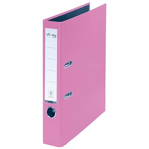 VON LEITZ Ordner violett Karton 5,0 cm DIN A4, 1 St.