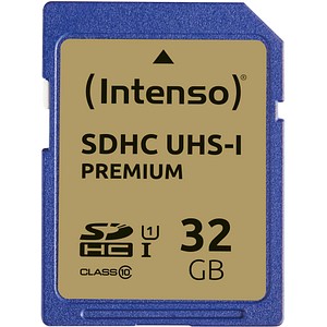 Intenso Speicherkarte SDHC-Karte Premium, 32 GB, 1 St.