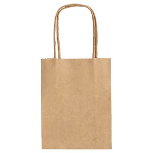 folia Papier-Tragetaschen S braun 12,5 x 15,0 cm, 20 St.