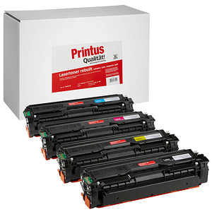 Printus  schwarz, cyan, magenta, gelb Toner kompatibel zu SAMSUNG CLT-P504C (SU400A), 4er-Set