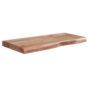 WOHNLING Wandregal akazie 60,0 x 26,0 x 4,0 cm, 1 St.