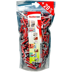 AKTION: fischer Big Pack - DuoPower 6x30 2K 536382 Universaldübel Ø 6 mm x 30 mm, 240 St. mit Prämie nach Registrierung