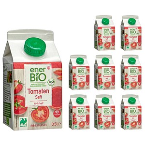 enerBiO Tomate Bio-Direktsaft 8x 0,5 l