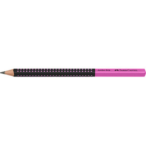 FABER-CASTELL Bleistift HB schwarz/pink, 1 St.