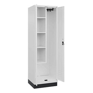 CP Putzmittelschrank Classic PLUS 080120-00 S10014 verkehrsweiß 4 Fachböden 60,0 x 50,0 x 195,0 cm, aufgebaut, 1 St.