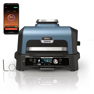 NINJA® Elektrogrill Woodfire Pro Connect XL OG901EU 1.700 W 57,0 x 51,0 x 41,0 cm, 1 St.
