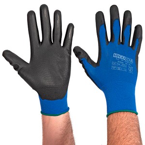 HYGOSTAR unisex Arbeitshandschuhe Ultra Light blau Größe 10, 12 Paar
