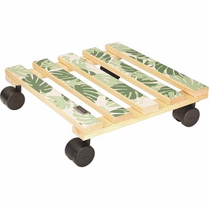 WAGNER® design yourself Pflanzenroller GH0645 Holz motiv quadratisch 29,0 x 29,0 x 8,0 cm, 1 St.