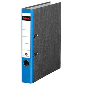 Printus Ordner blau marmoriert Karton 5,0 cm DIN A4, 1 St.