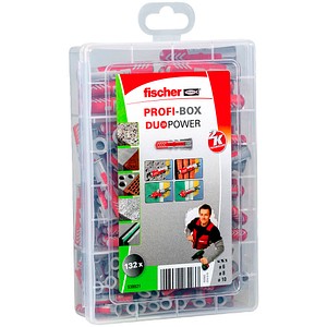 AKTION: fischer Profi-Box - DuoPower 2K 538621 Universaldübel-Sortiment, 132-teilig mit Prämie nach Registrierung