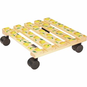 WAGNER® design yourself Pflanzenroller GH0644 Holz motiv quadratisch 29,0 x 29,0 x 8,0 cm, 1 St.