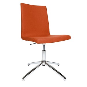 Topstar Besucherstuhl Cube EA290 L54 orange Stoff, 1 St.