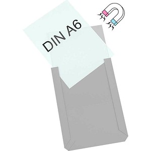 EICHNER Sichttaschen Magnetisch DIN A6 transparent glatt 3,0 mm, 10 St.