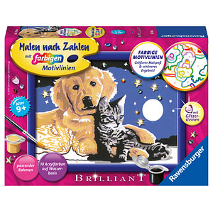 Ravensburger Malen-nach-Zahlen Funkelnder Sternenhimmel mehrfarbig