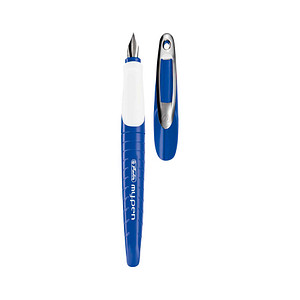 herlitz my.pen Patronenfüller blau/weiß M (mittel), 1 St.