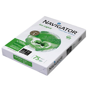 NAVIGATOR Kopierpapier Eco-Logical DIN A3 75 g/qm 500 Blatt NAVIGATOR Kopierpapier Eco-Logical DIN A3 75 g/qm 500 Blatt