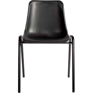 LÜLLMANN Stapelstuhl Basic 230050 schwarz Kunststoff, 1 St.