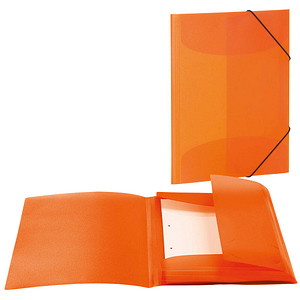 HERMA Sammelmappen DIN A4 orange transluzent, 3 St.