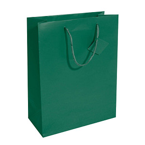 SIGEL Geschenktüten grün 26,0 x 33,0 cm, 5 St.