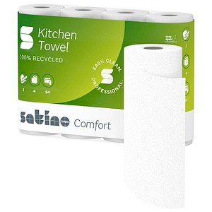 Satino Küchenrollen comfort 2-lagig, 4 Rollen