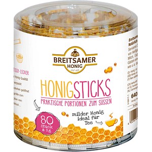 BREITSAMER HONIG  Honigsticks, 80 x 8,0 g