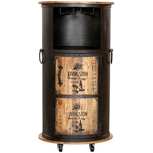 Garden Pleasure Hausbar LUNI, 304068 schwarz 60,0 x 60,0 x 115,0 cm, 1 St.