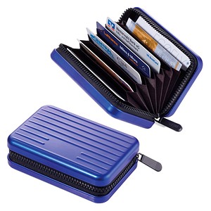TROIKA® Kreditkartenetui KARTENKOFFER blau 7,0 x 10,5 cm, 1 St.