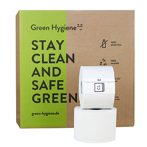 Green Hygiene® Toilettenpapier ROLF 2-lagig Recyclingpapier, 36 Rollen