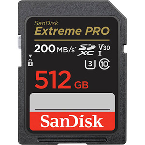 SanDisk Speicherkarte SDXC-Card Extreme PRO 512 GB