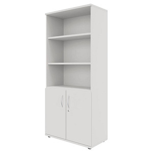 fm Regalschrank Basic, 4260761570723 lichtgrau 80,0 x 44,2 x 185,1 cm, 1 St.