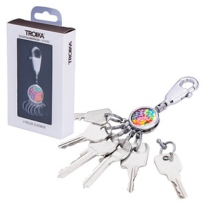 TROIKA® Schlüsselanhänger COLORFUL LEAVES mehrfarbig