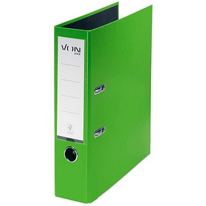 VON LEITZ Ordner grün Karton 8,0 cm DIN A4, 1 St.