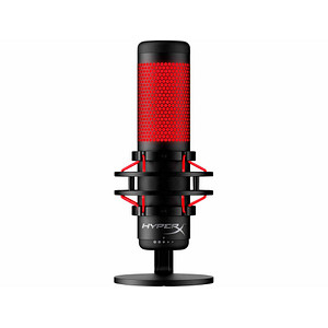HyperX™ QuadCast PC-Mikrofon schwarz, rot