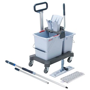 vileda® PROFESSIONAL Reinigungswagen-Set MicroLite