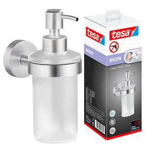 tesa Seifenspender MOON 40633-00000-00 Edelstahl Metall, Glas 200,0 ml, 1 St.