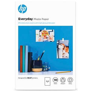 HP Fotopapier CR757A 10,0 x 15,0 cm glänzend 200 g/qm 100 Blatt