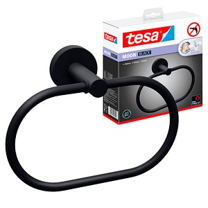 tesa Handtuchhalter MOON schwarz, matt, 1 St.