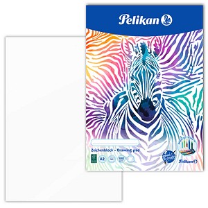 Pelikan Zeichenblock DIN A2 100 g/qm, 10 Blatt, 1 St.