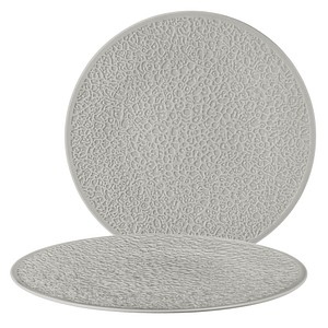 Seltmann Weiden Teller Nori grau, silber Ø 33,0 cm, 2 St.