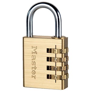 Master Lock® Vorhängeschloss 604EURD gold, 1 St.