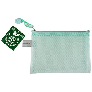 FolderSys Reißverschlussbeutel Candy-Bag DIN A6 grün/pastell grün 0,20 mm, 1 St.