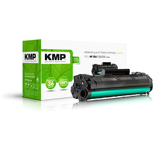 KMP H-T100  schwarz Toner kompatibel zu HP 35A (CB435A)