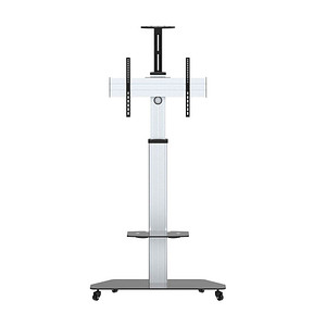 celexon TV-Ständer mit Rollen Adjust-3270MP silber