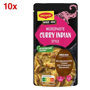 Maggi® Würzpaste Curry Indian Style  10x 2 Portionen, 10 St.