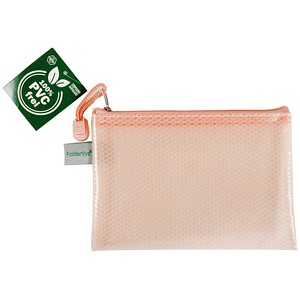 FolderSys Reißverschlussbeutel Candy-Bag DIN A6 orange/pastell orange 0,20 mm, 1 St.